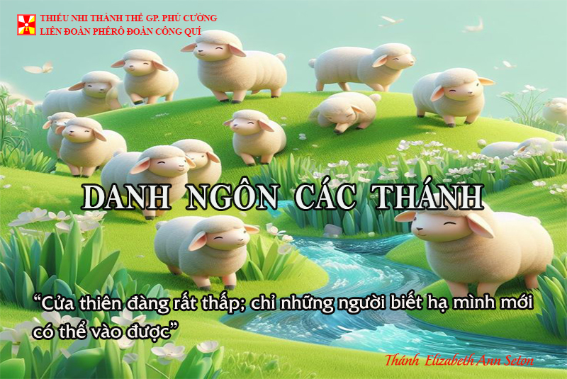 DANH NGÔN CÁC THÁNH