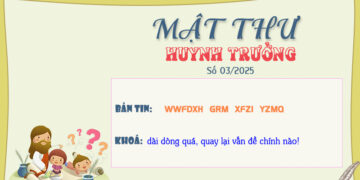 MẬT THƯ SỐ 03/2025 – DÀNH CHO HUYNH TRƯỞNG