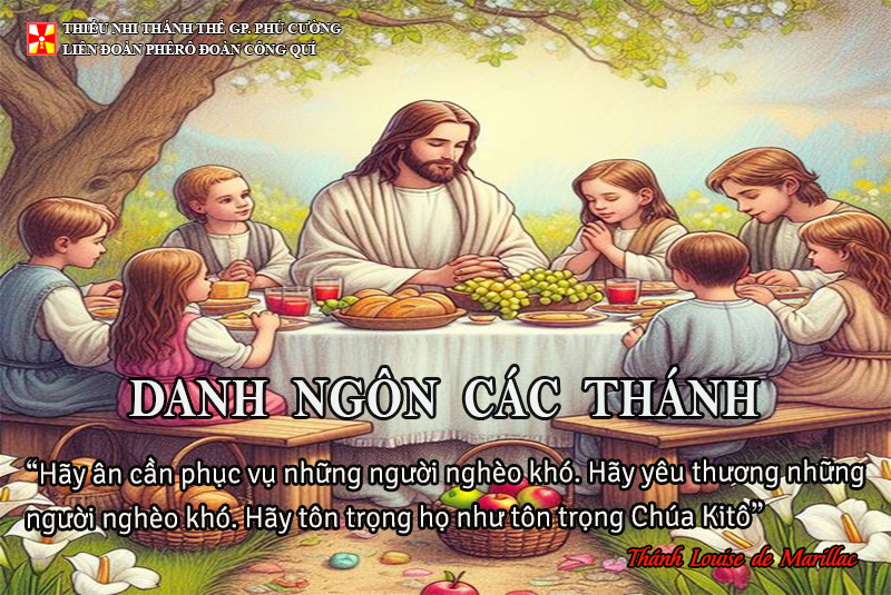 DANH NGÔN CÁC THÁNH