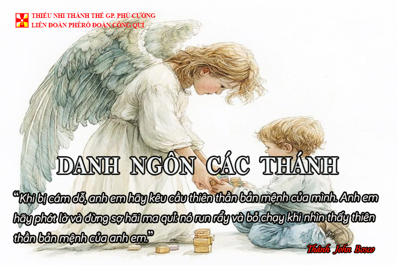 DANH NGÔN CÁC THÁNH
