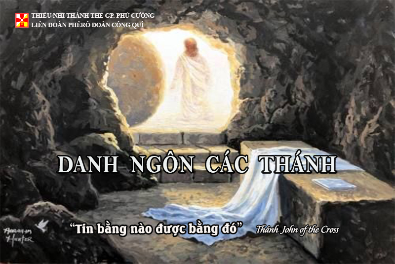 DANH NGÔN CÁC THÁNH