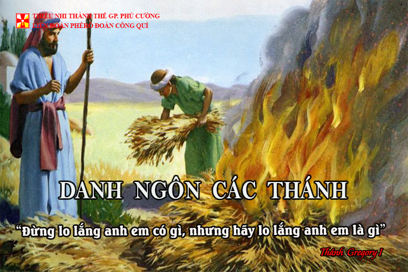 DANH NGÔN CÁC THÁNH