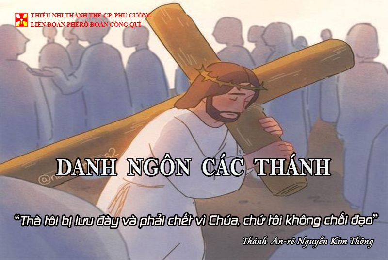 DANH NGÔN CÁC THÁNH