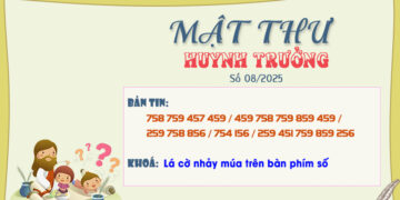 MẬT THƯ SỐ 08/2025 – DÀNH CHO HUYNH TRƯỞNG