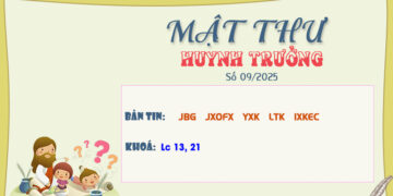 MẬT THƯ SỐ 09/2025 – DÀNH CHO HUYNH TRƯỞNG