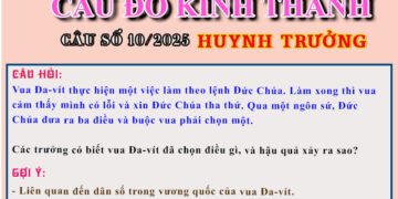 CÂU SỐ 10/2025 – DÀNH CHO HUYNH TRƯỞNG