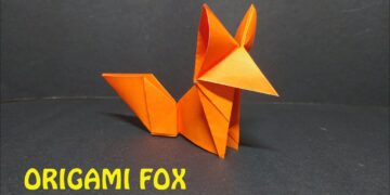 XẾP GIẤY: CON CÁO