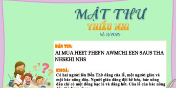 MẬT THƯ SỐ 11/2025 – DÀNH CHO THIẾU NHI