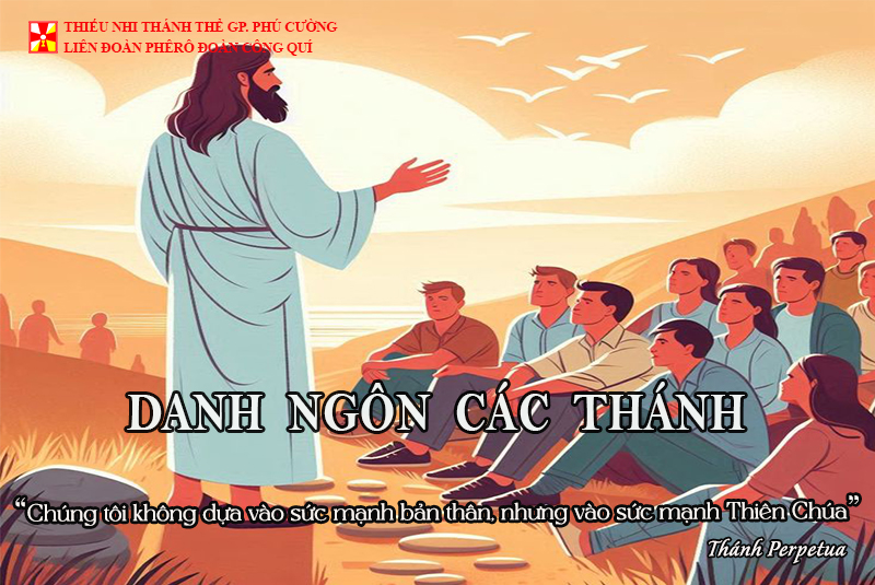 DANH NGÔN CÁC THÁNH