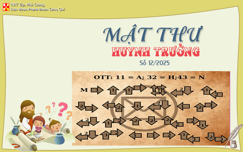 MẬT THƯ SỐ 12/2025 – DÀNH CHO HUYNH TRƯỞNG