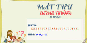 MẬT THƯ SỐ 13/2025 – DÀNH CHO HUYNH TRƯỞNG