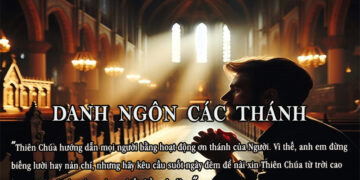DANH NGÔN CÁC THÁNH