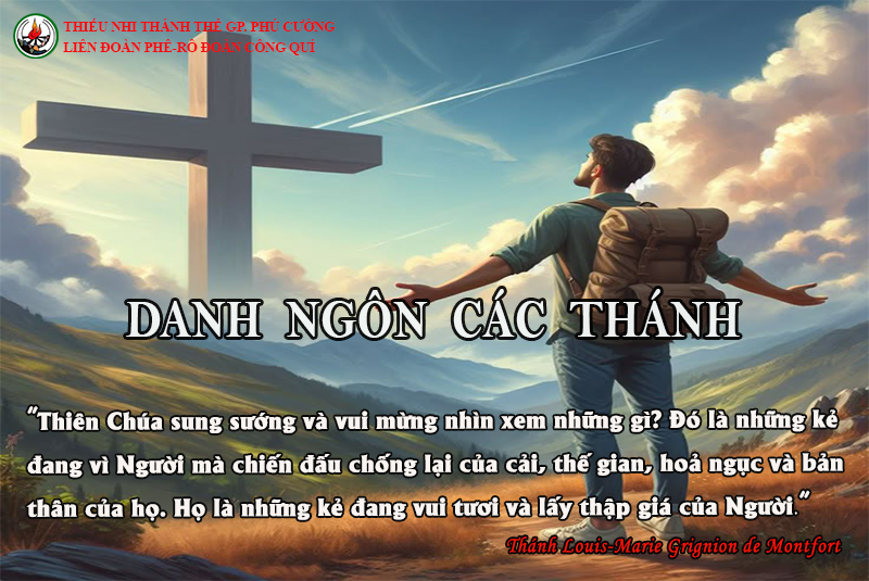 DANH NGÔN CÁC THÁNH