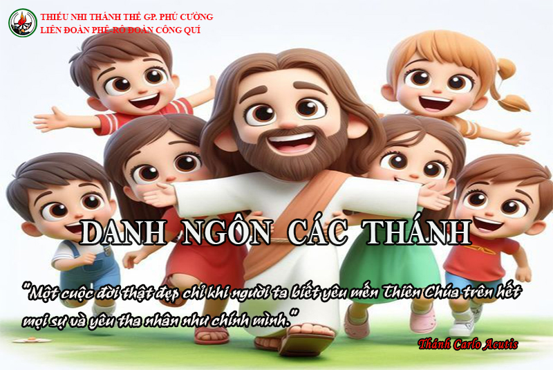DANH NGÔN CÁC THÁNH