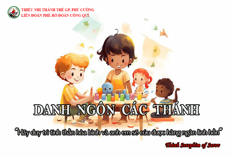 DANH NGÔN CÁC THÁNH