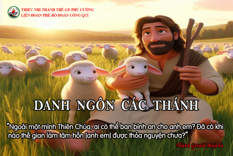 DANH NGÔN CÁC THÁNH