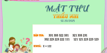 MẬT THƯ SỐ 20/2025 – DÀNH CHO THIẾU NHI