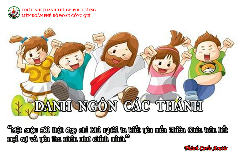 DANH NGÔN CÁC THÁNH