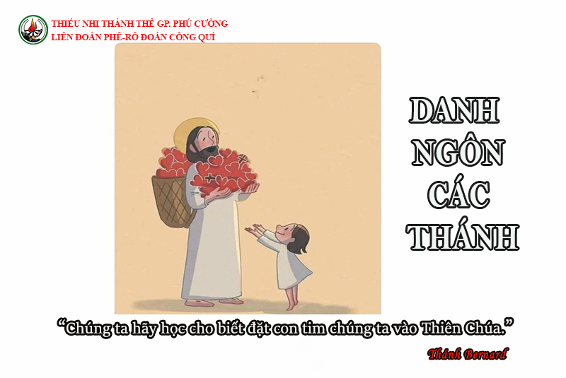 DANH NGÔN CÁC THÁNH