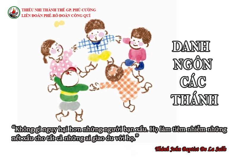 DANH NGÔN CÁC THÁNH