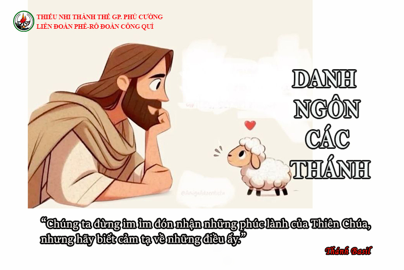 DANH NGÔN CÁC THÁNH