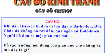 CÂU SỐ 02/2026 – DÀNH CHO HUYNH TRƯỞNG