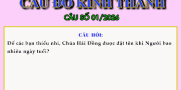 CÂU SỐ 01/2026 – DÀNH CHO THIẾU NHI