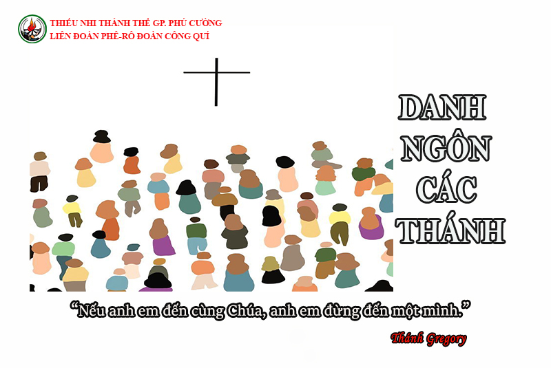 DANH NGÔN CÁC THÁNH