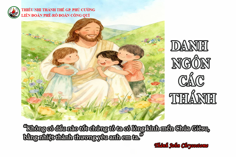 DANH NGÔN CÁC THÁNH