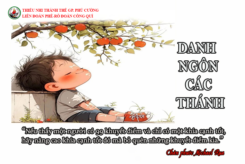 DANH NGÔN CÁC THÁNH