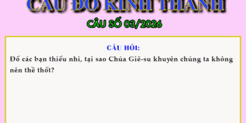 CÂU SỐ 03/2026 – DÀNH CHO THIẾU NHI