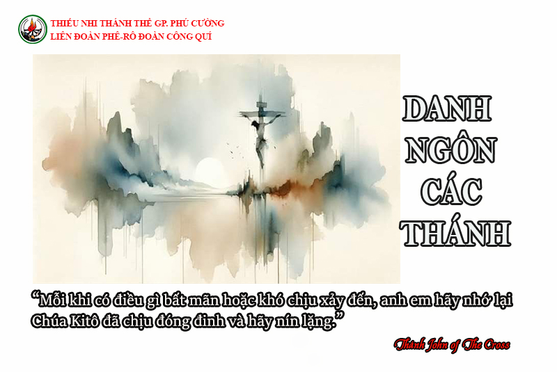 DANH NGÔN CÁC THÁNH