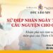 SỨ ĐIỆP NHÂN NGÀY THẾ GIỚI CẦU NGUYỆN CHO ƠN GỌI – 26/4/2026