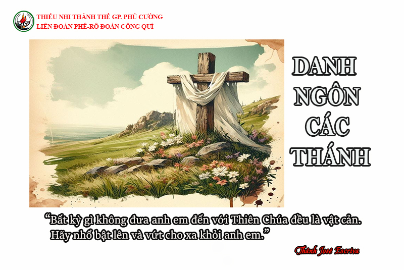 DANH NGÔN CÁC THÁNH