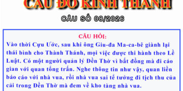 CÂU SỐ 08/2026 – DÀNH CHO HUYNH TRƯỞNG