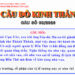 CÂU SỐ 08/2026 – DÀNH CHO HUYNH TRƯỞNG