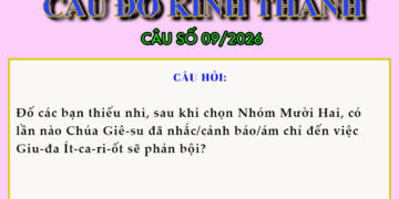 CÂU SỐ 09/2026 – DÀNH CHO THIẾU NHI