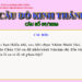 CÂU SỐ 09/2026 – DÀNH CHO THIẾU NHI