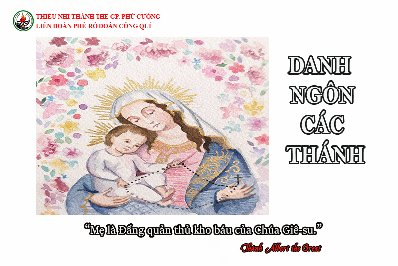 DANH NGÔN CÁC THÁNH