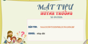 MẬT THƯ SỐ 09/2026 – DÀNH CHO HUYNH TRƯỞNG