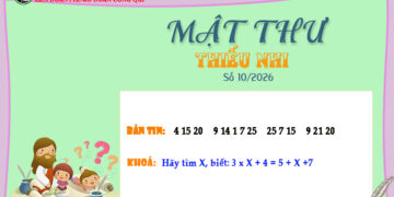 MẬT THƯ SỐ 10/2026 – DÀNH CHO THIẾU NHI