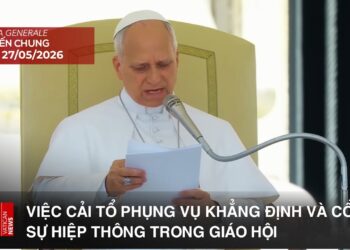 BÀI GIÁO LÝ CỦA ĐỨC GIÁO HOÀNG LEO XIV NGÀY 27/5/2026