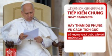 BÀI GIÁO LÝ CỦA ĐỨC GIÁO HOÀNG LEO XIV NGÀY 03/6/2026