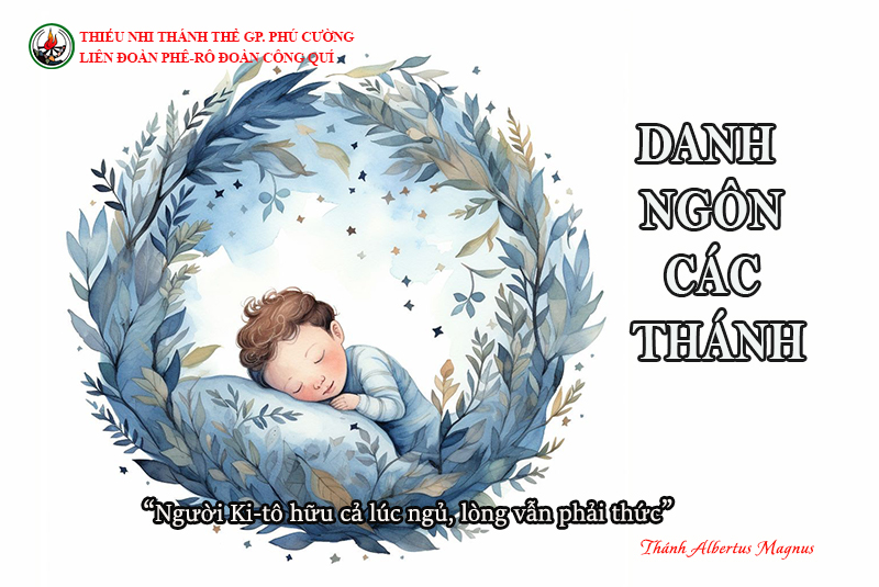 DANH NGÔN CÁC THÁNH