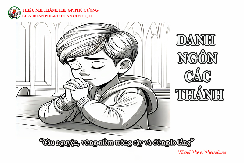 DANH NGÔN CÁC THÁNH