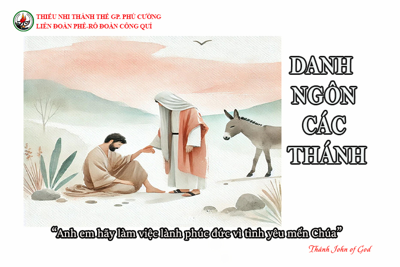 DANH NGÔN CÁC THÁNH