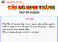 CÂU SỐ 14/2026 – DÀNH CHO HUYNH TRƯỞNG