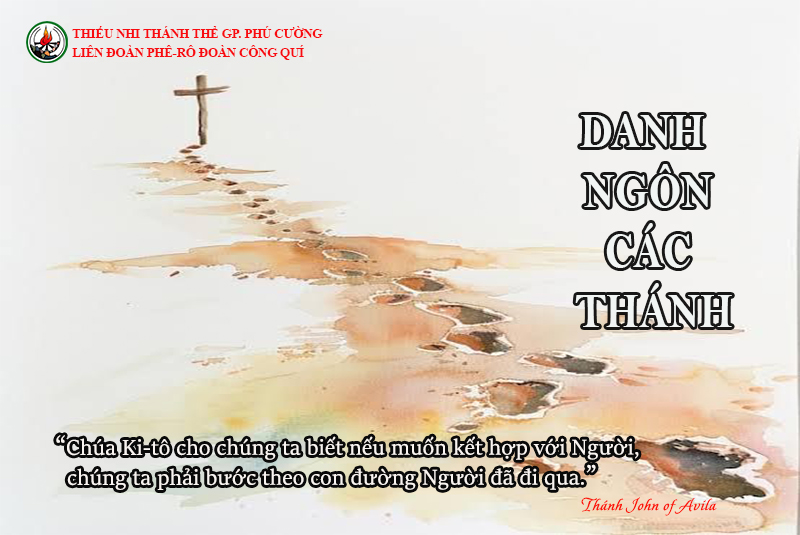 DANH NGÔN CÁC THÁNH
