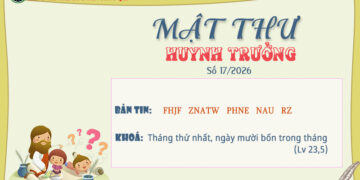 MẬT THƯ SỐ 17/2026 – DÀNH CHO HUYNH TRƯỞNG