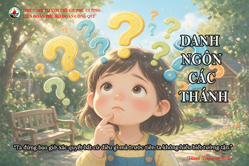 DANH NGÔN CÁC THÁNH